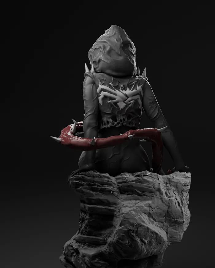 STL - Figura Gwenom render 4