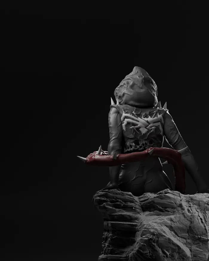 STL - Figura Gwenom render 5
