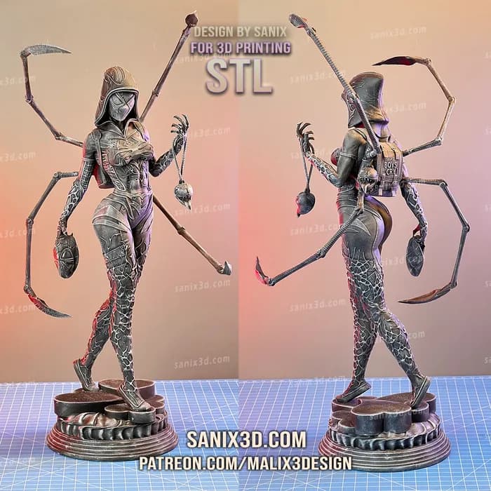 STL - Figura Gwenom 2 render 3