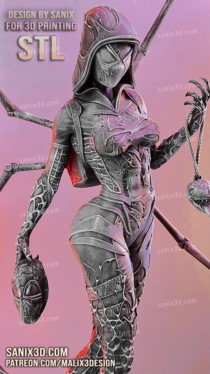STL - Figura Gwenom 2 render 4