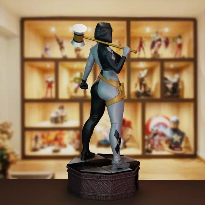 STL - Figura Harley Quinn Martillo render 5