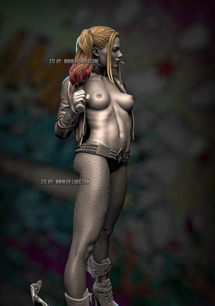 STL - Figura Harley Quinn "Miss Quinn" render 5
