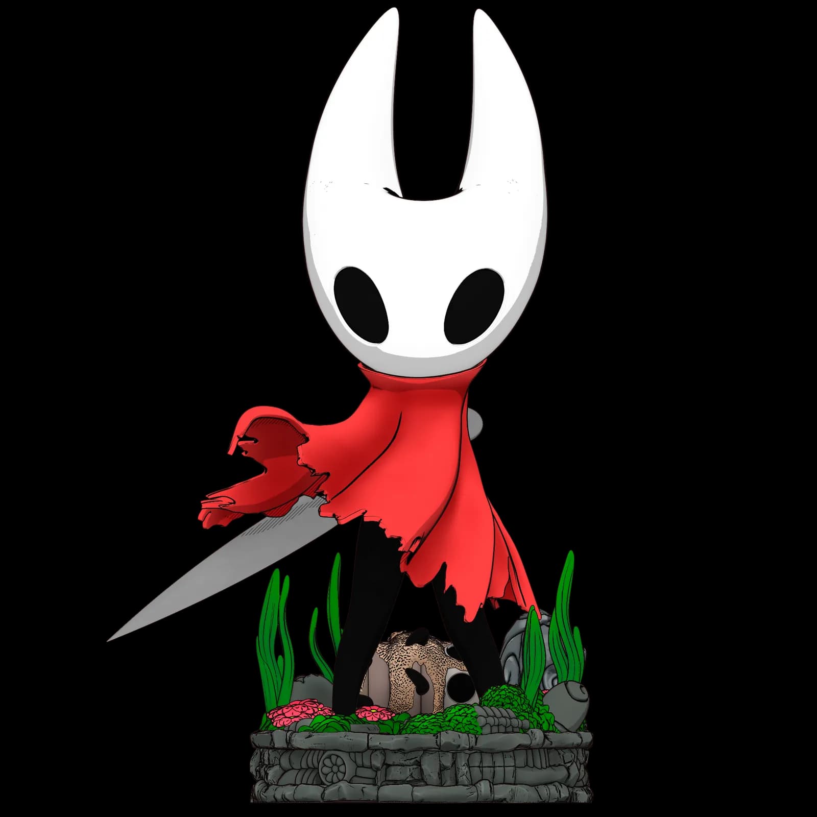STL - Figura Hornet de Hollow Knight