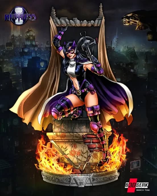STL - Figura Huntress con Ballesta