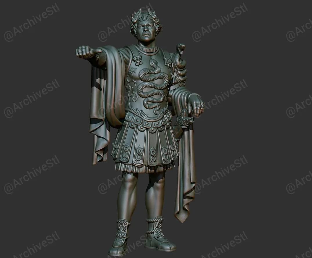 STL - Figura Imperator Tiberius