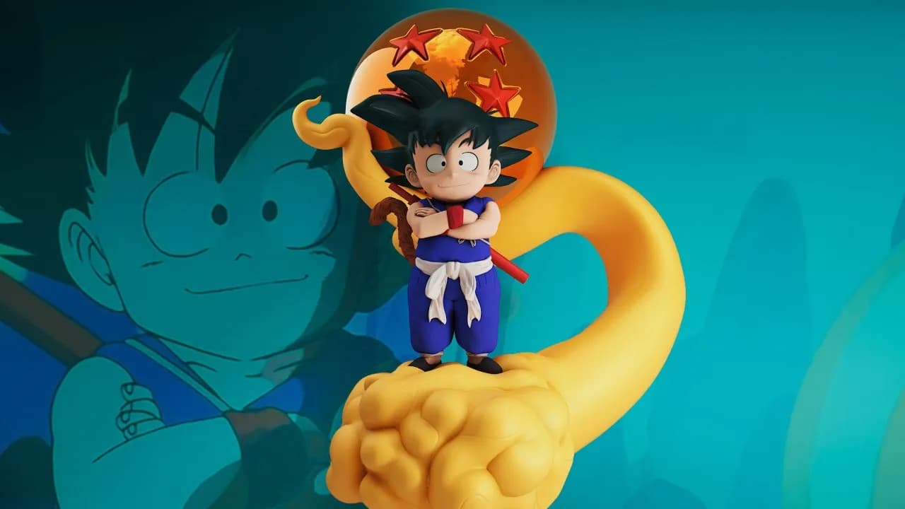 STL - Figura infantil de Goku