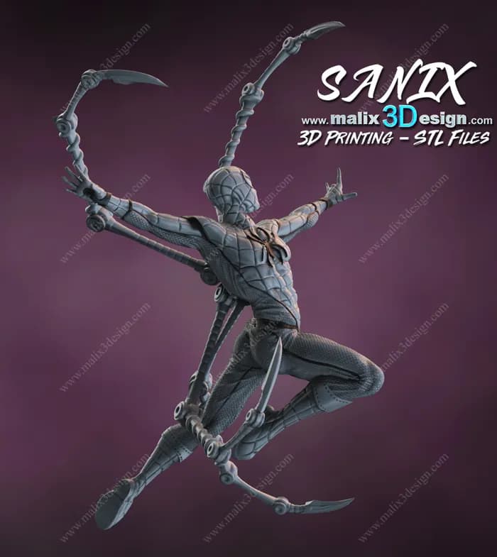 STL - Figura Iron Spider render 4
