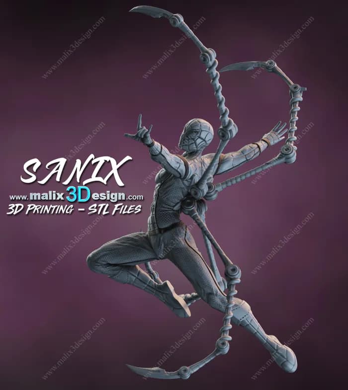 STL - Figura Iron Spider render 5