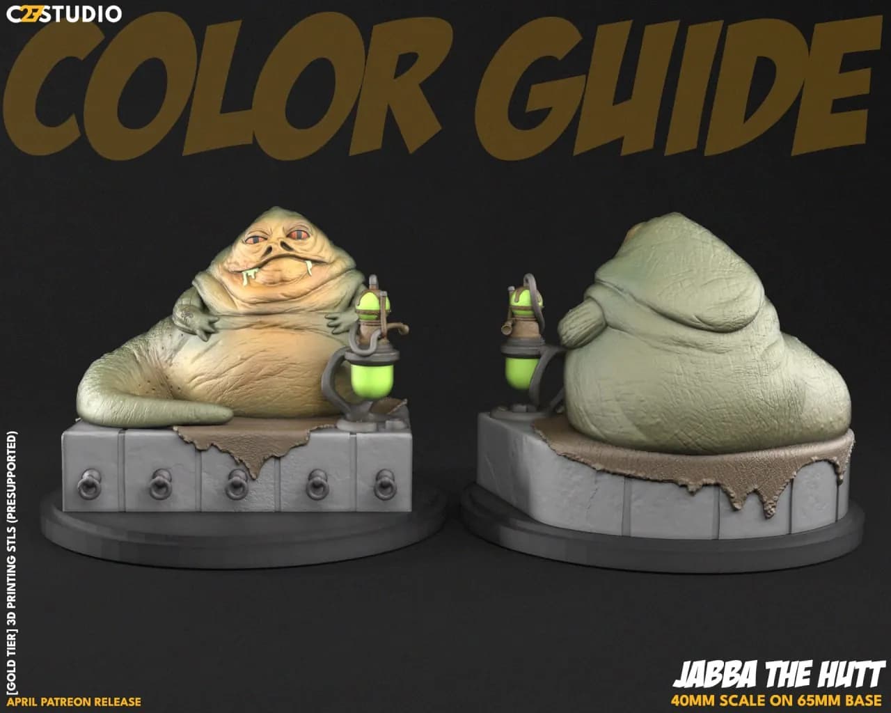 STL - Figura Jabba the Hutt