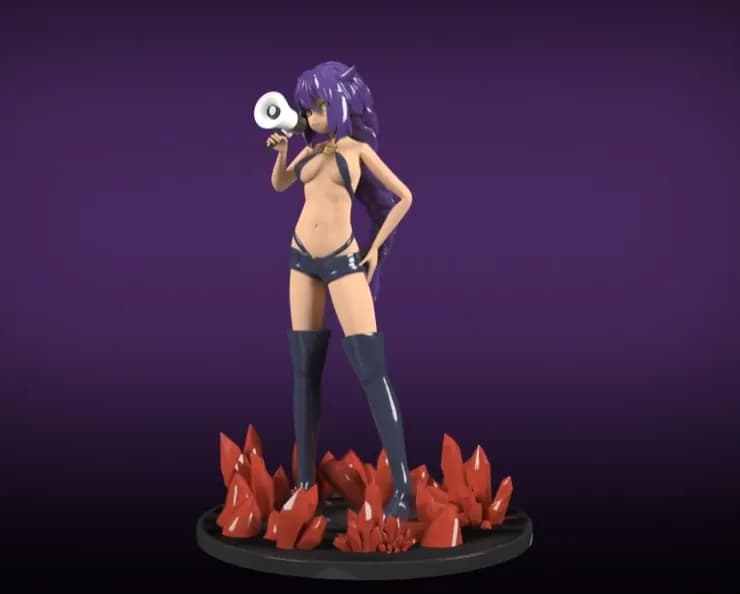 STL - Figura Jahy The Great render 2
