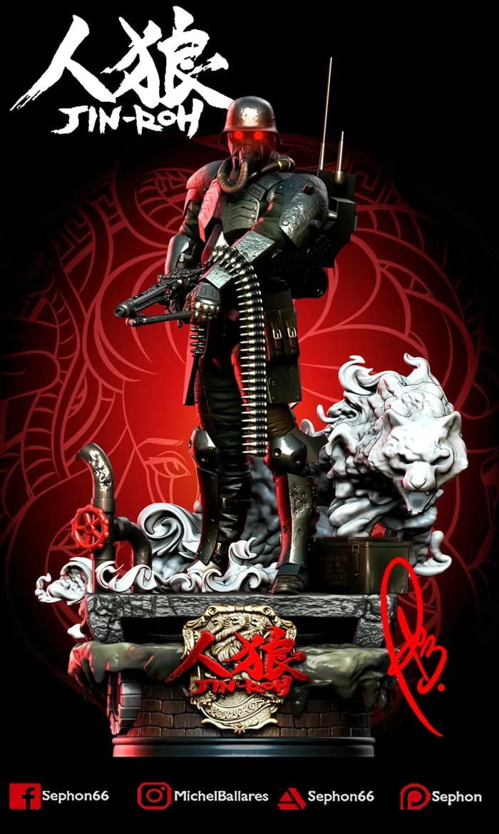 STL - Figura Jin Roh