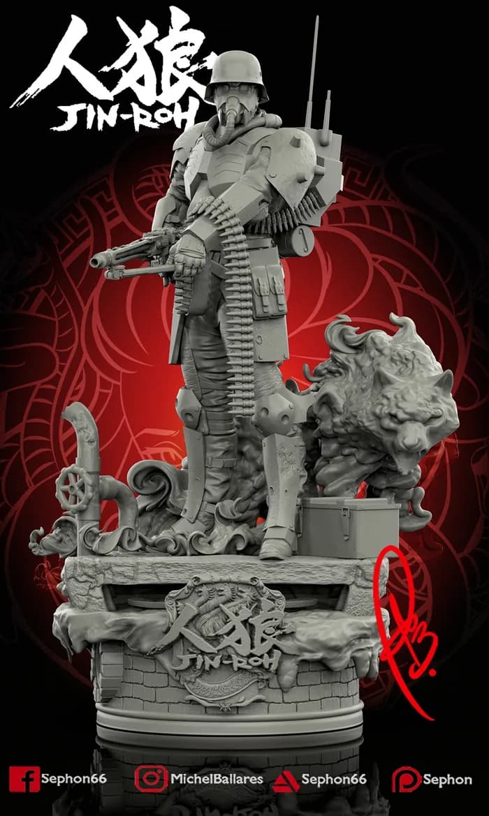 STL - Figura Jin Roh