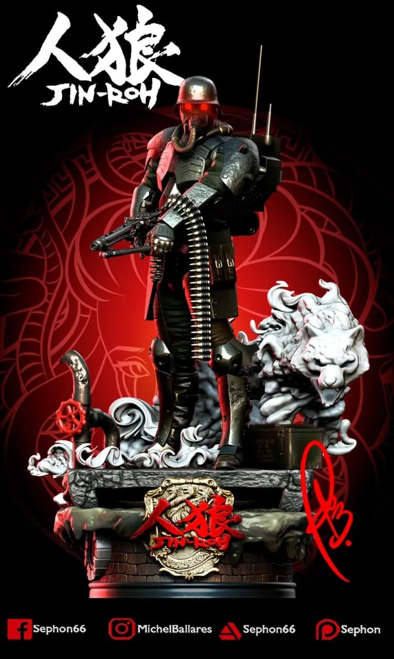 STL - Figura Jin Roh 2