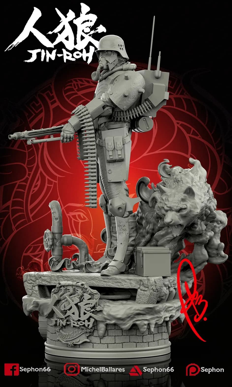 STL - Figura Jin Roh 2