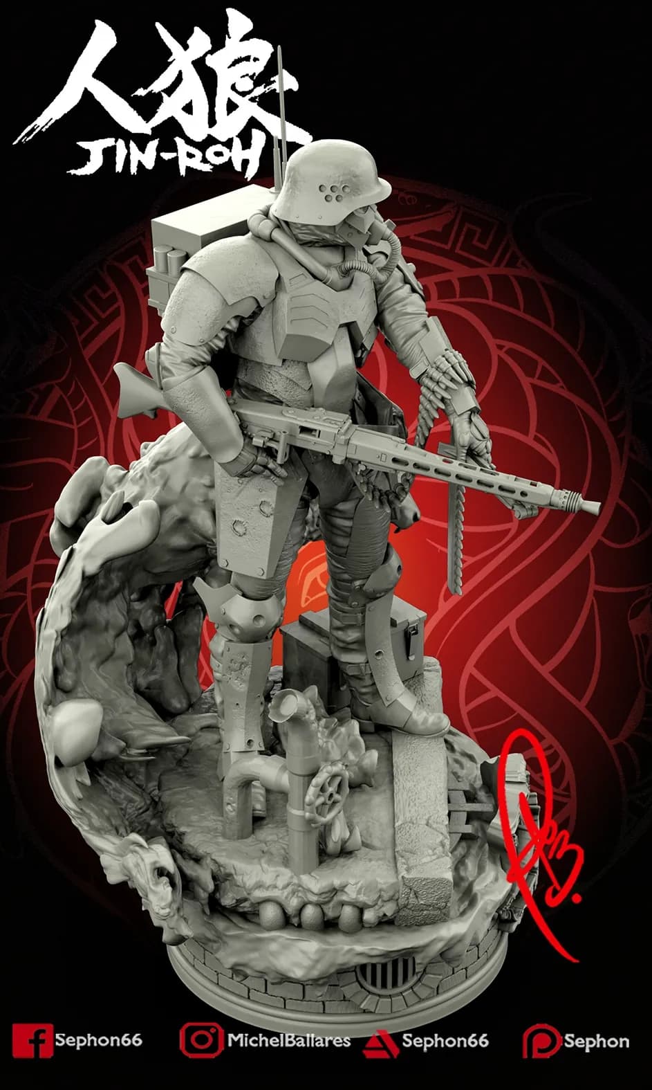 STL - Figura Jin Roh 2