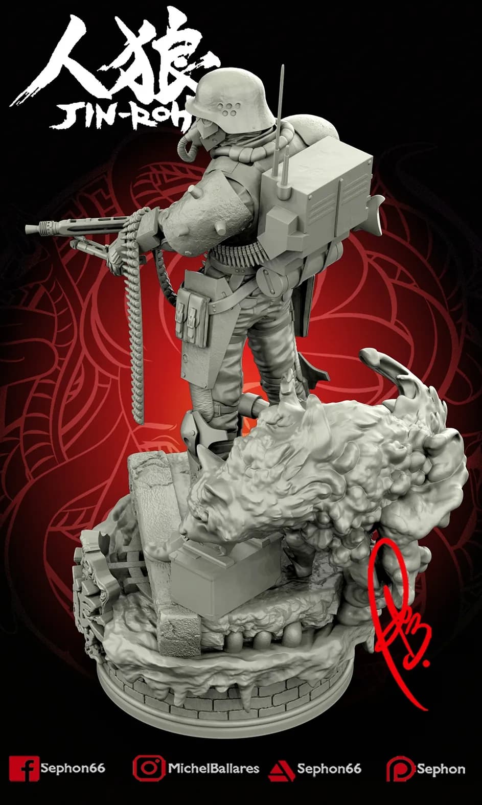 STL - Figura Jin Roh 2