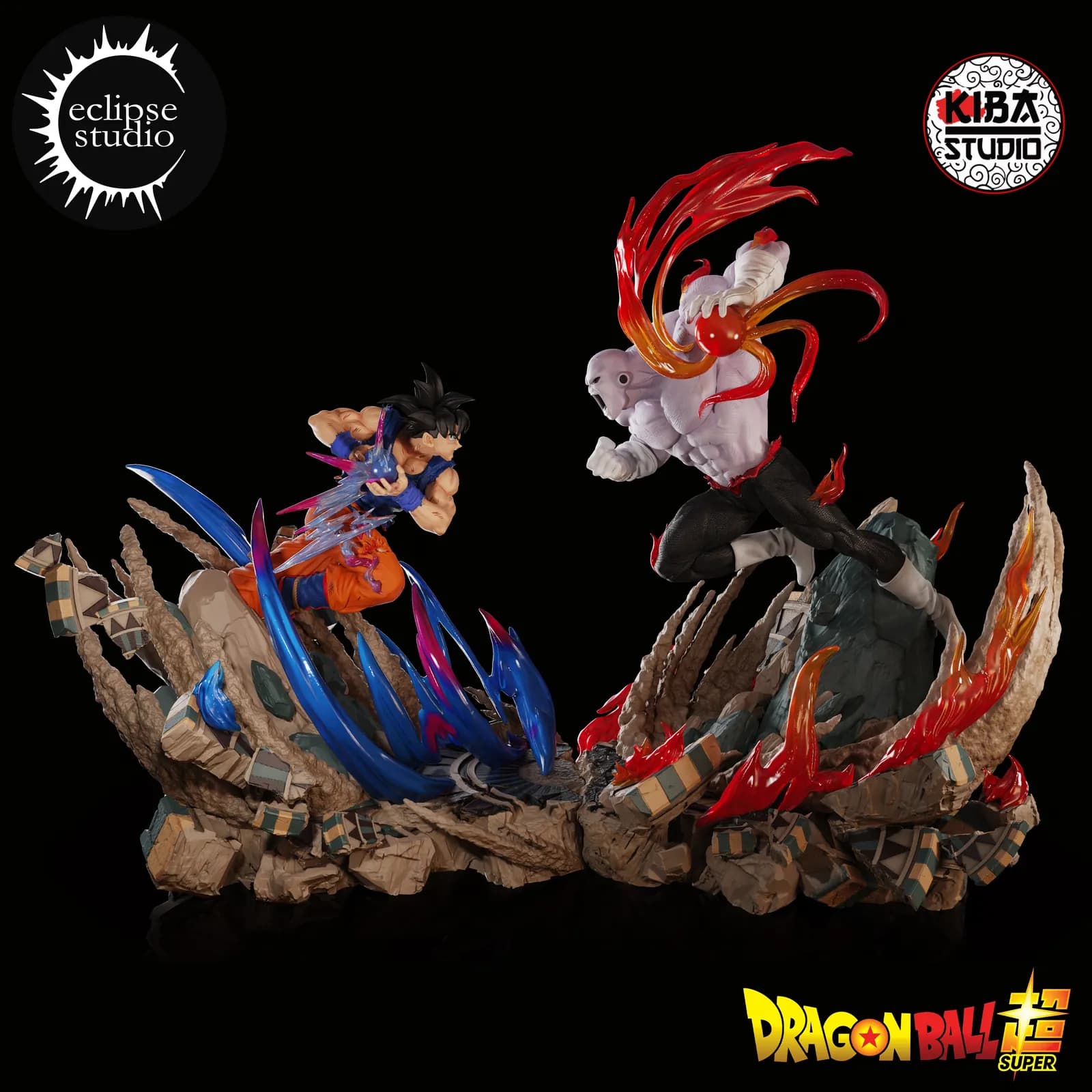 STL - Figura Jiren Full Power render 2