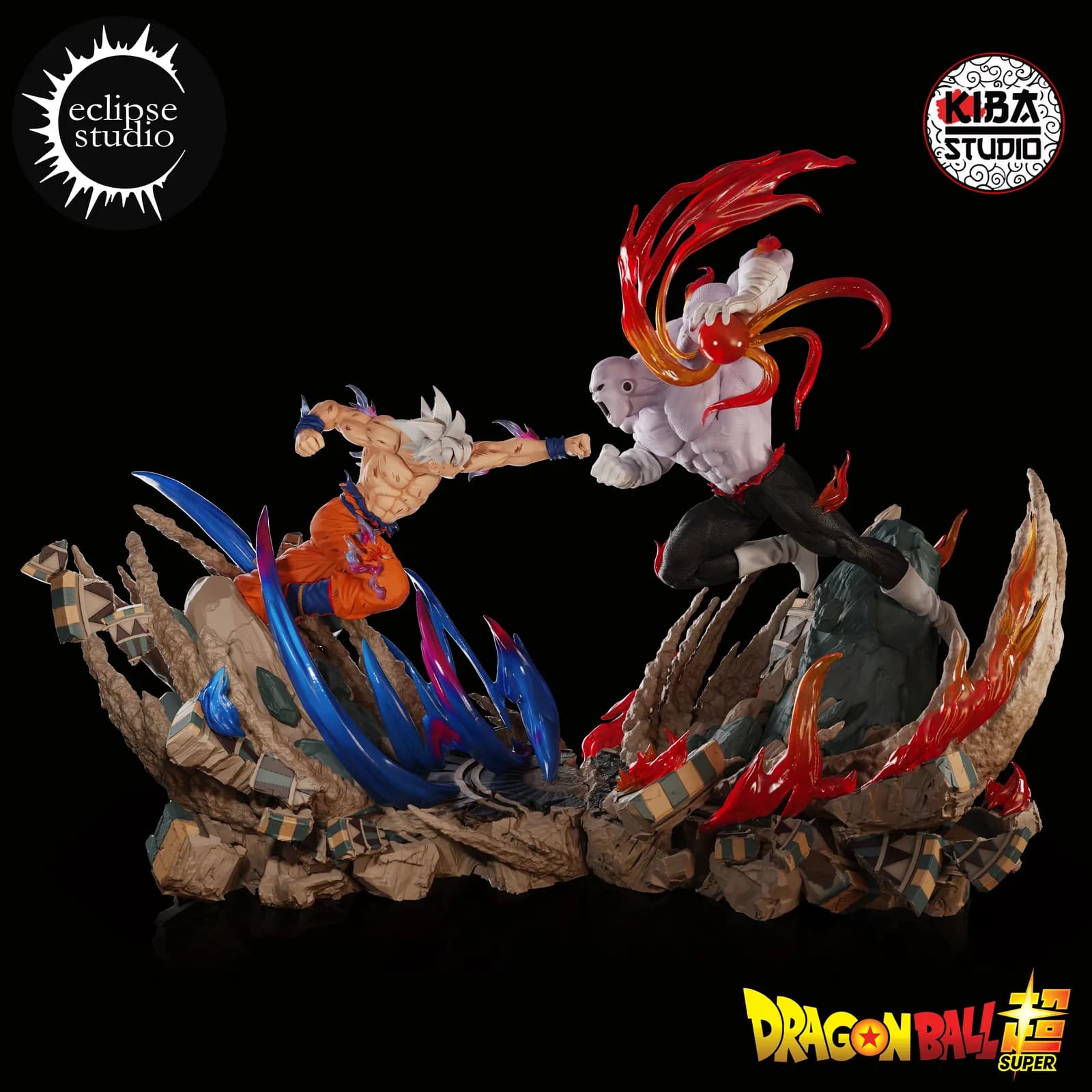 STL - Figura Jiren Full Power render 3