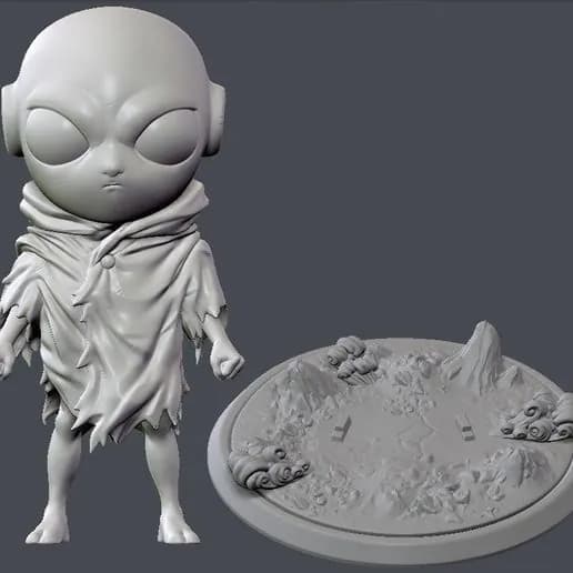 STL - Figura Jiren Infantil