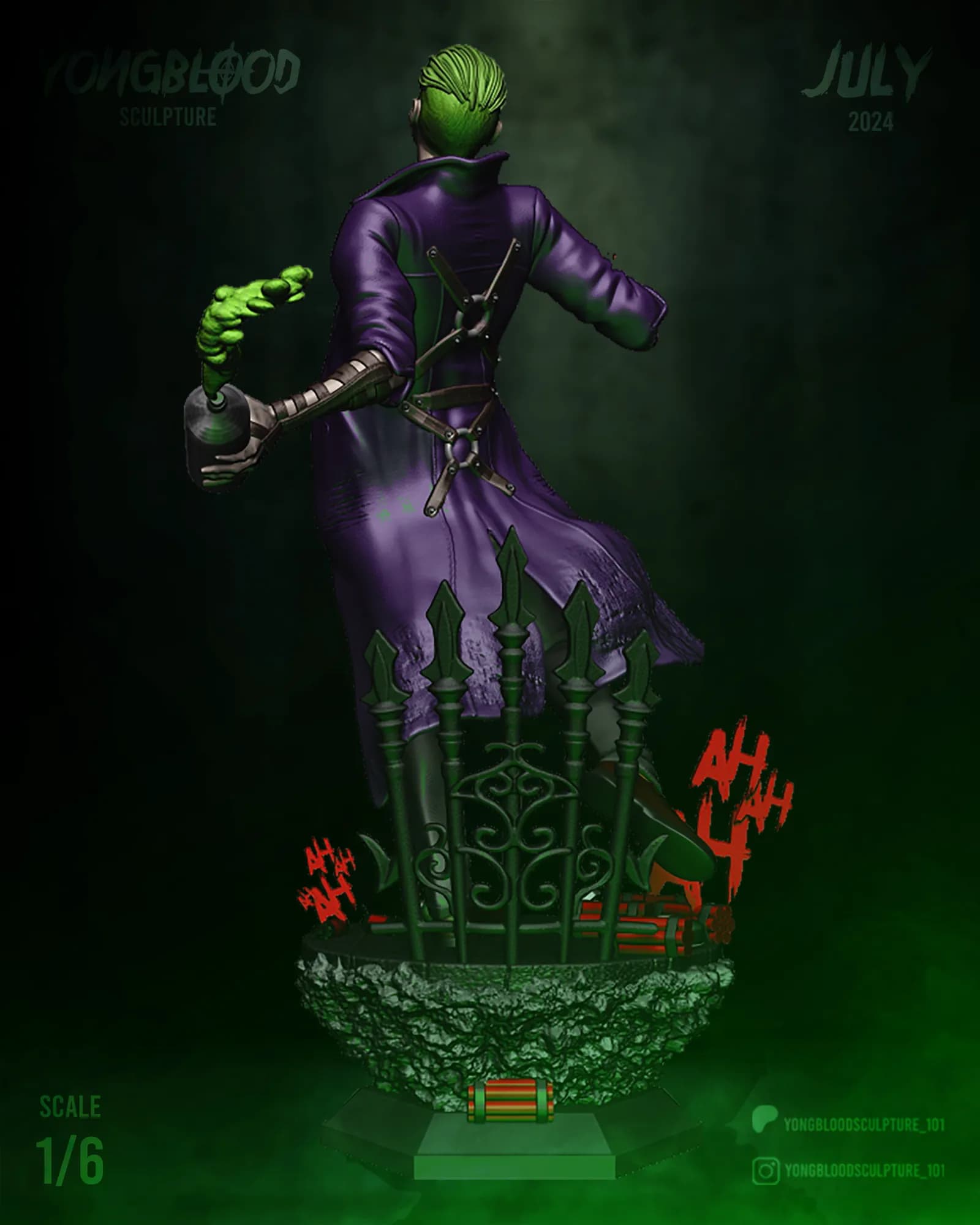 STL - Figura Joker estilo sastre render 5