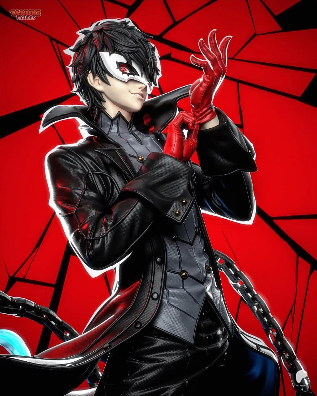 STL - Figura Joker Persona 5 render 3