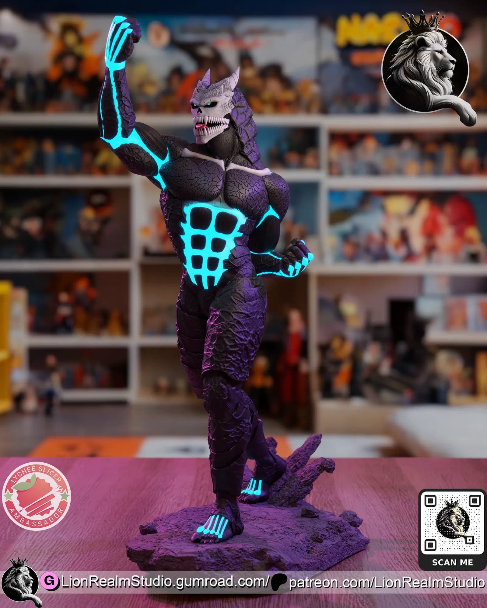 STL - Figura Kaiju Kafka de Kaiju No. 8