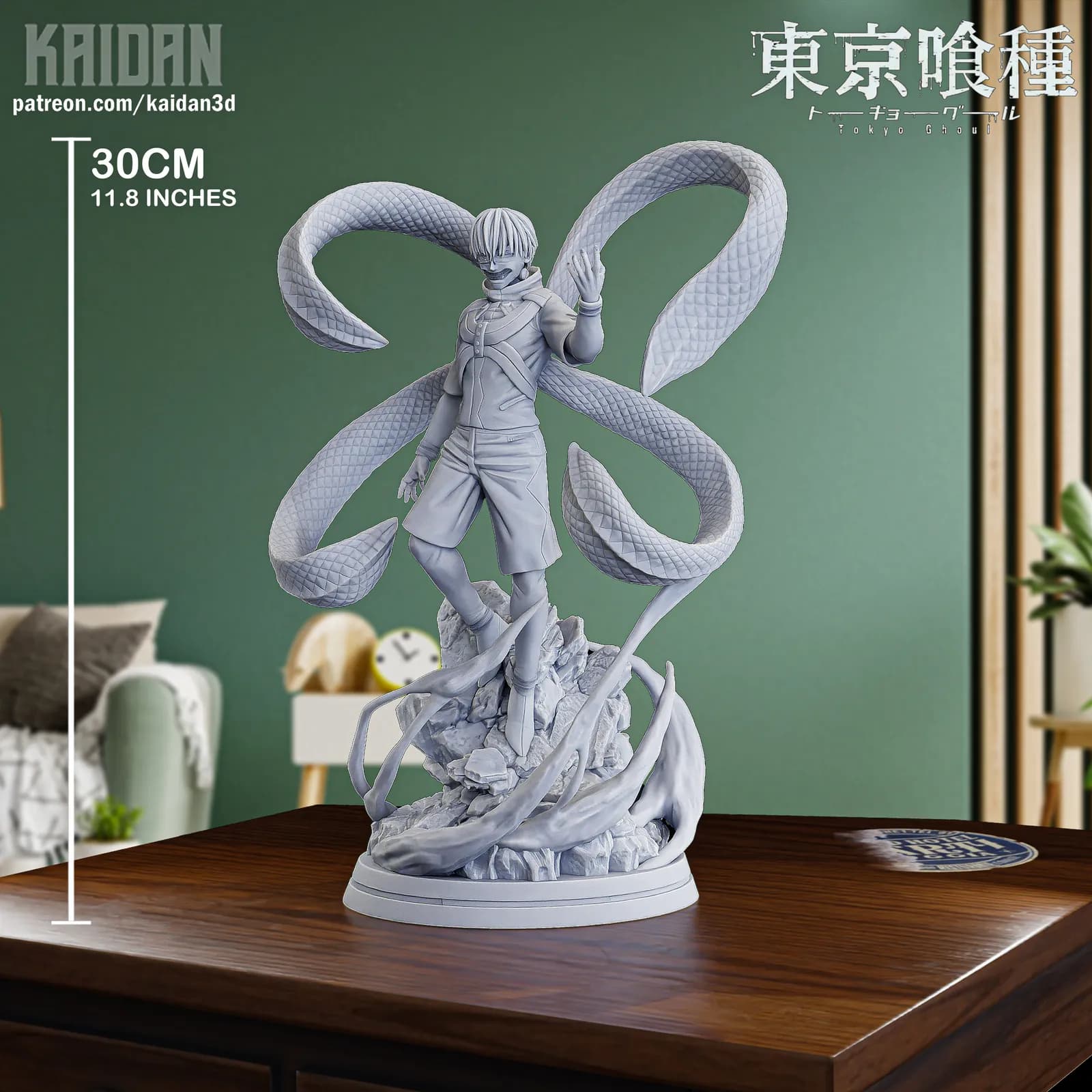 STL - Figura Kaneki Kaidan render 3
