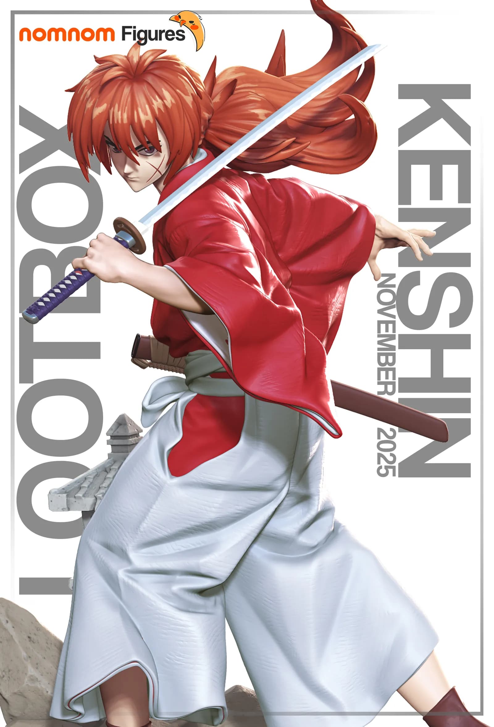 STL - Figura Kenshin Samurai X