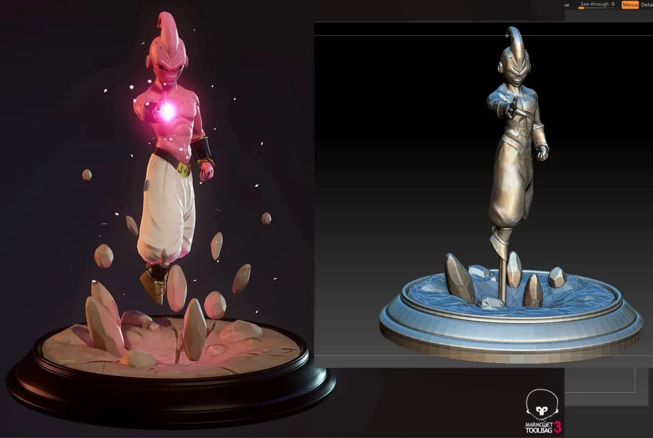 STL - Figura Kid Buu