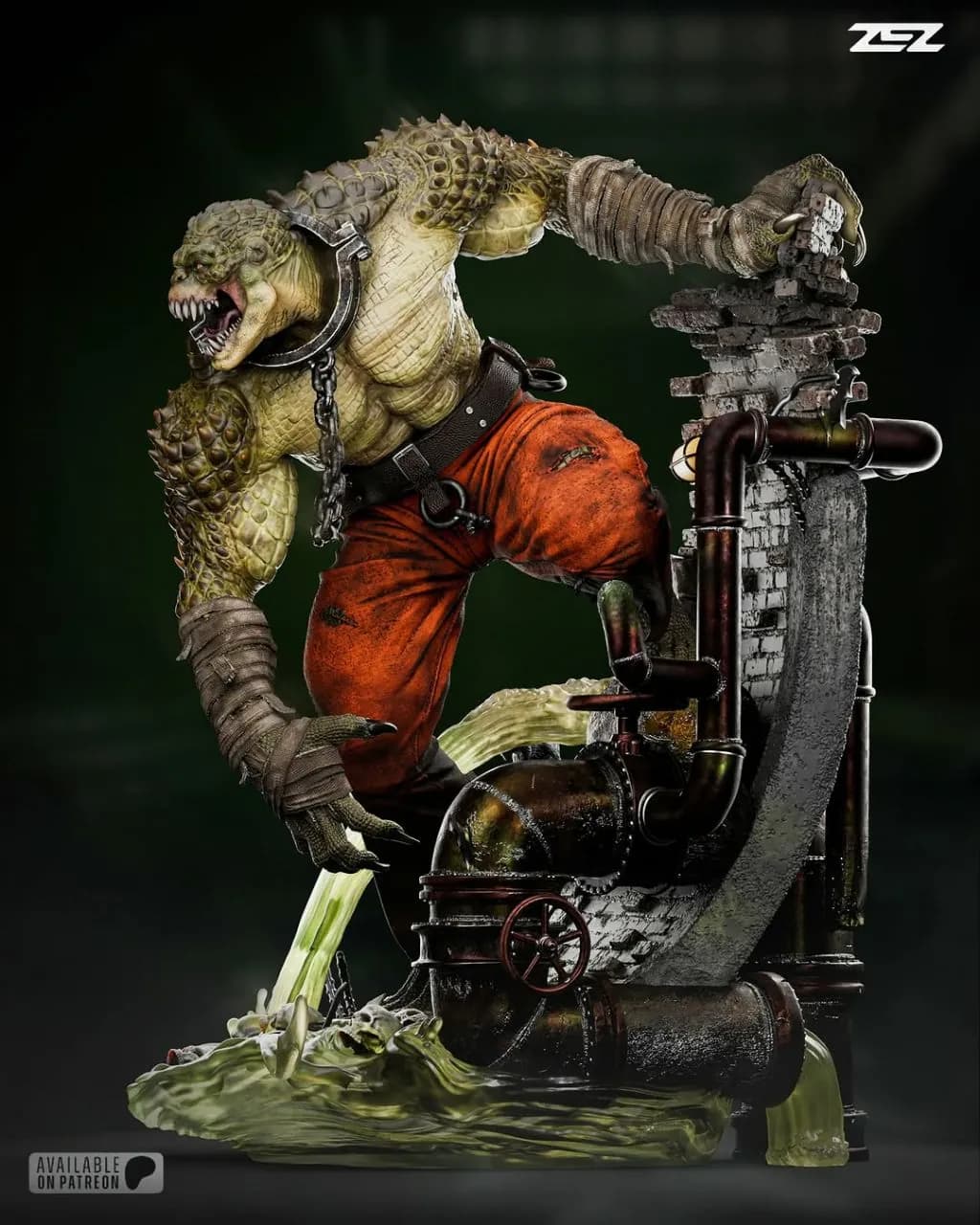 STL - Figura Killer Croc