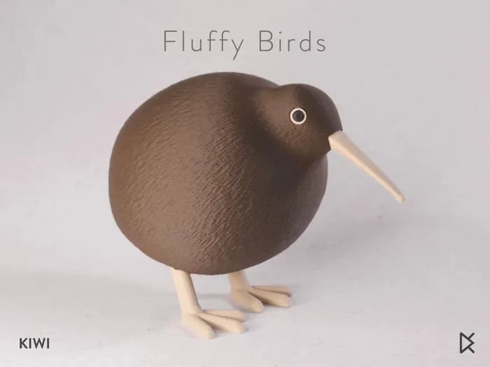 STL - Figura Kiwi Kawaii