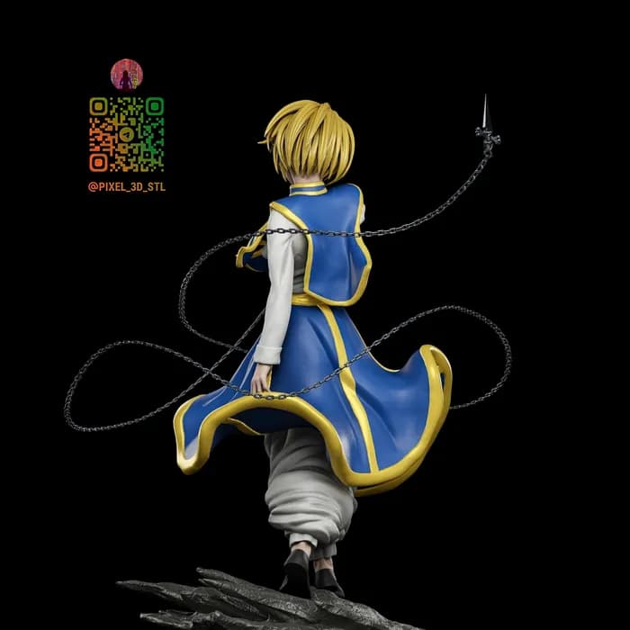 STL - Figura Kurapika Hunter x Hunter render 3