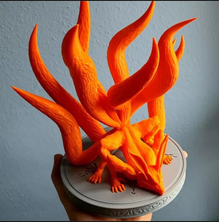 STL - Figura Kyubi (Kurama) de Naruto