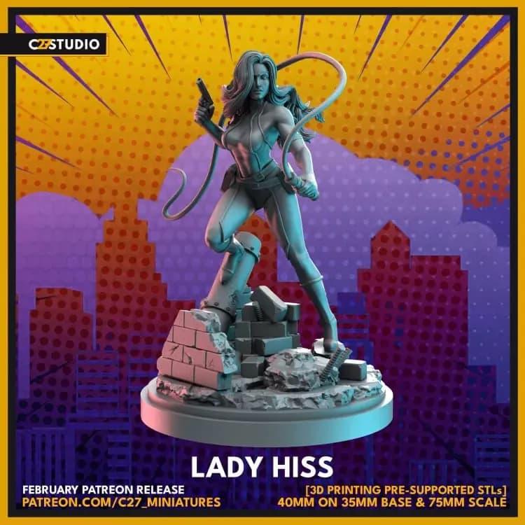 STL - Figura Lady Hiss