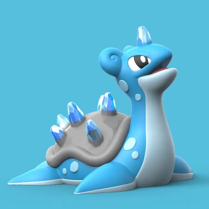 STL - Figura Lapras de Cristal