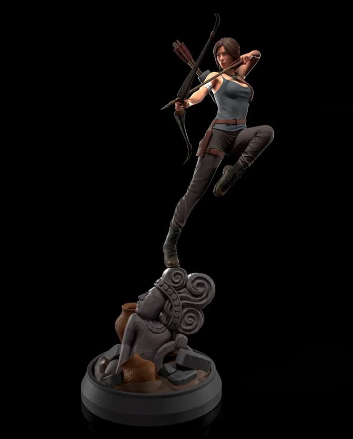 STL - Figura Lara Croft