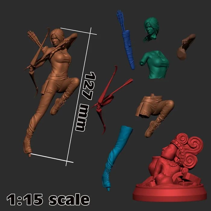 STL - Figura Lara Croft