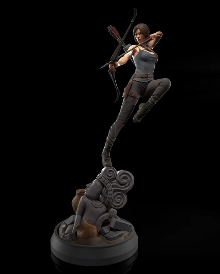 STL - Figura Lara Croft
