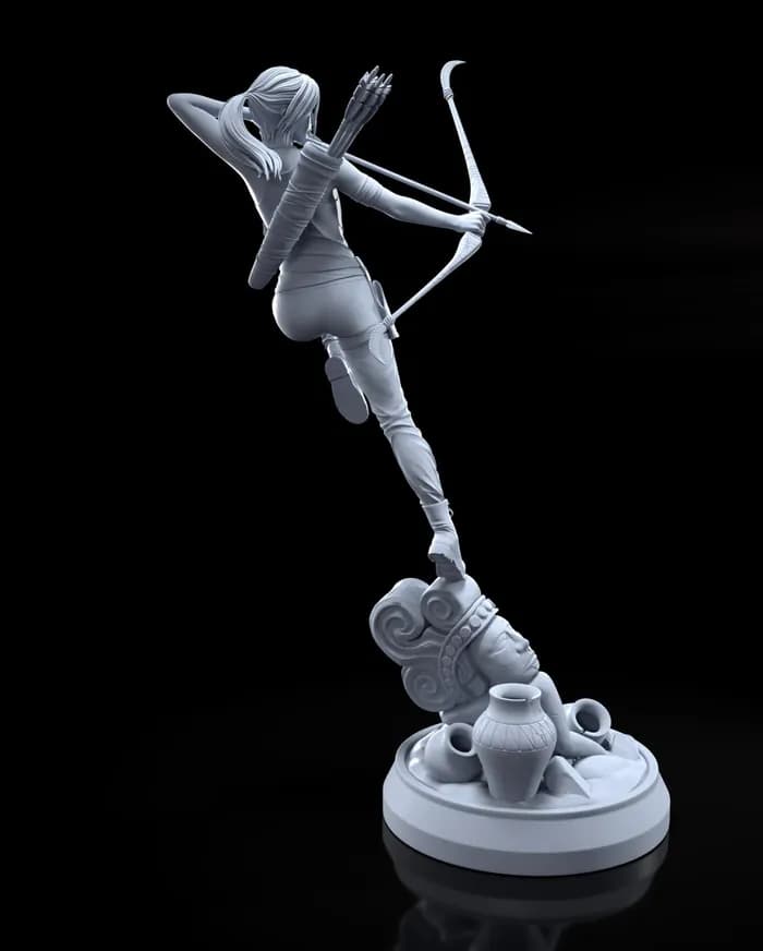 STL - Figura Lara Croft