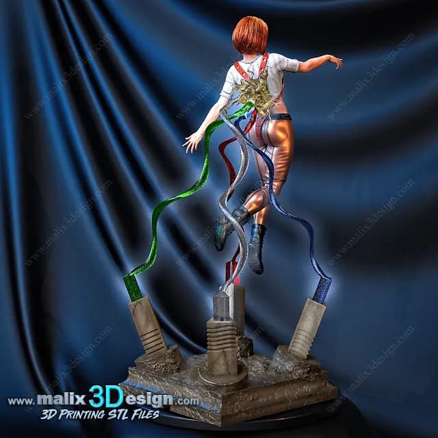 STL - Figura Leeloo del Quinto Elemento render 3