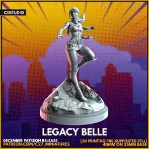 STL - Figura Legacy Belle