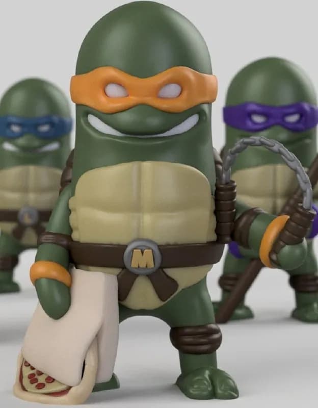 STL - Figura Leonardo Tortuga Ninja render 4