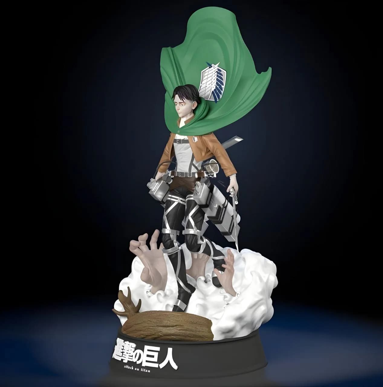 STL - Figura Levi Ackerman render 2