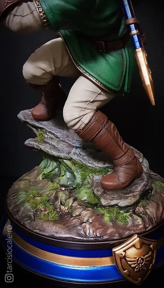 STL - Figura Link Breath of the Wild render 4
