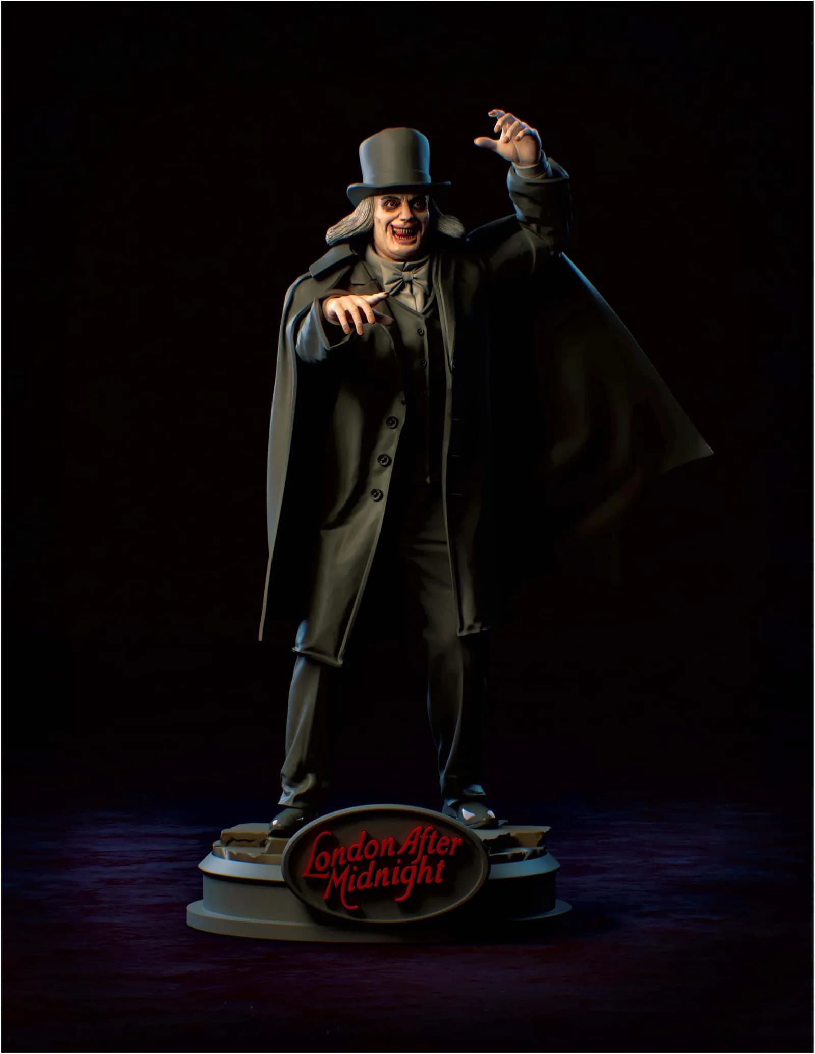 STL - Figura London After Midnight render 3