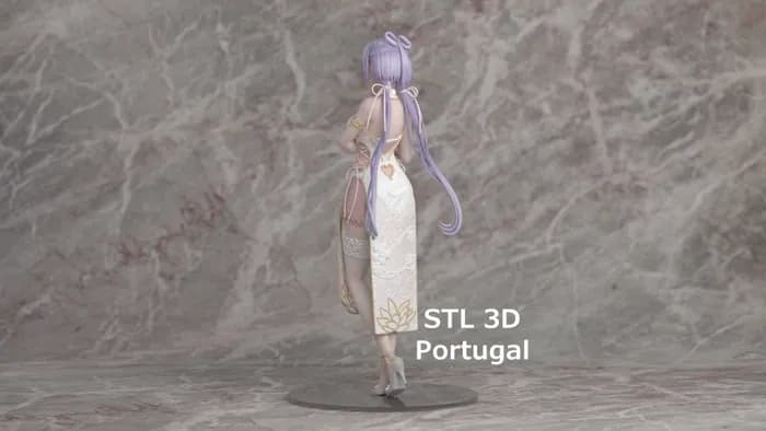 STL - Figura Luo Tianyi Vocaloid render 2
