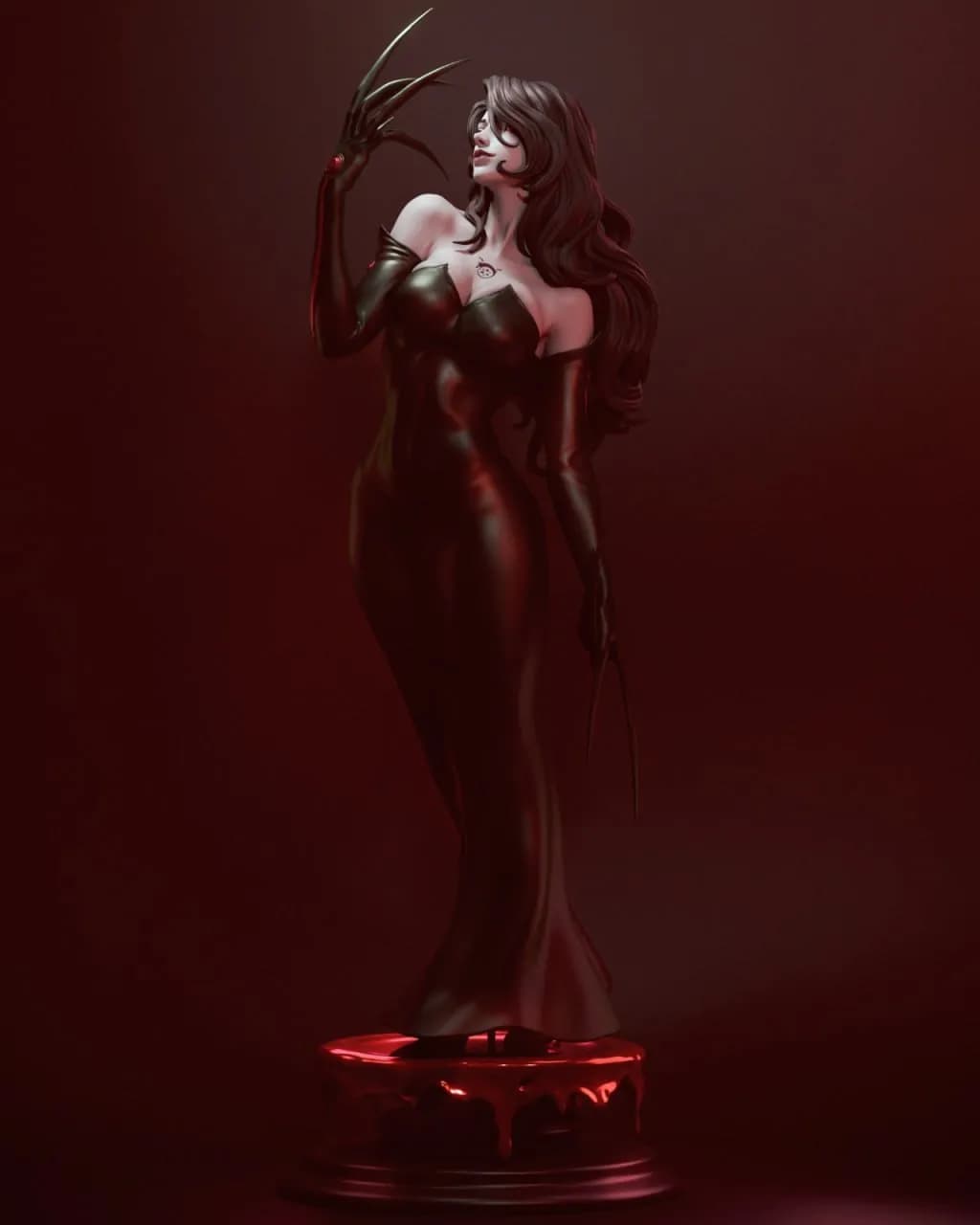 STL - Figura Lust Fullmetal Alchemist render 2
