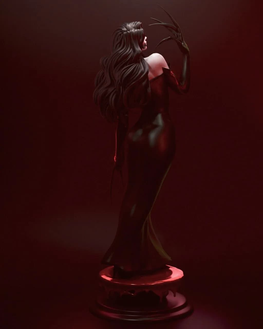 STL - Figura Lust Fullmetal Alchemist render 4