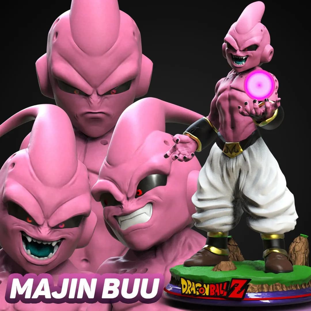 STL - Figura Majin Buu 7