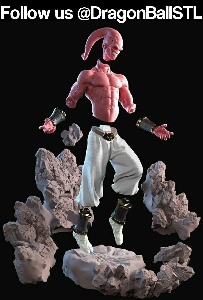 STL - Figura Majin Buu de Dragon Ball Z